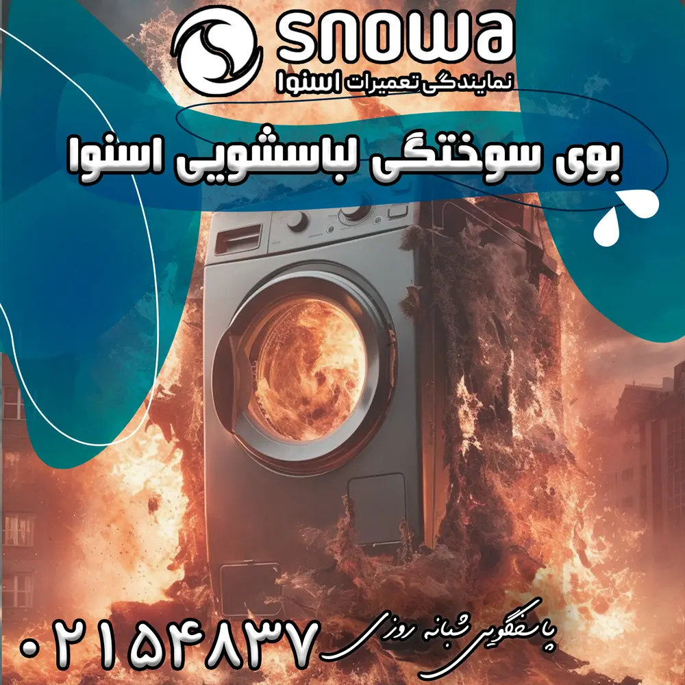 علت بوی سوختگی لباسشویی اسنوا