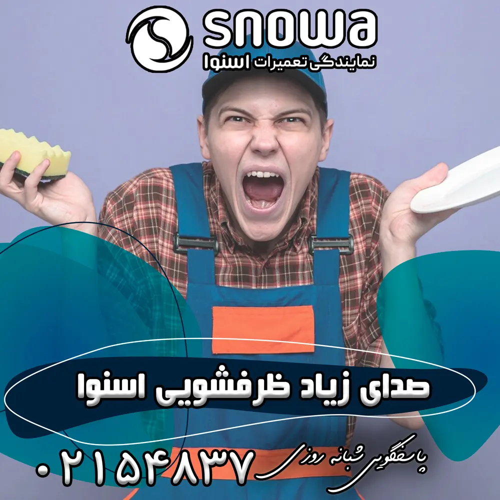علت صدای زیاد ظرفشویی اسنوا