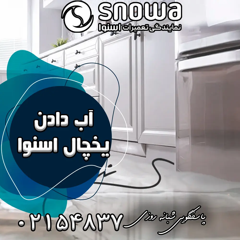 علت آب دادن یخچال اسنوا